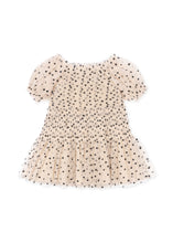 画像をギャラリービューアに読み込む, CHARLENE DRESS / コンゲススロイド チュールドレス ワンピース キッズ ドット モノトーン KS102726
