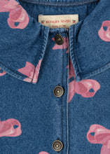 画像をギャラリービューアに読み込む, MAGOT COLLAR JACKET GOTS - BELLA BOW / コンゲススロイド キッズ デニムジャケット Gジャン リボン KS102811
