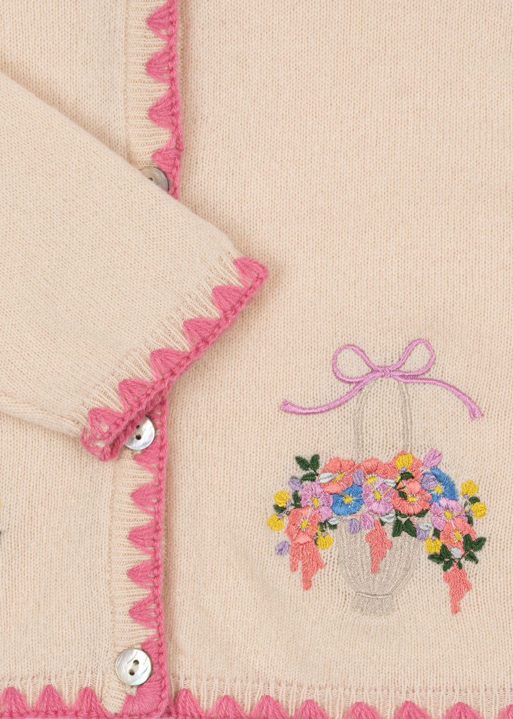 COLLETTE KNIT CARDIGAN / コンゲススロイド キッズ ニット