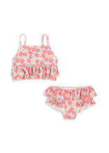 画像をギャラリービューアに読み込む, MANUCA FRILL BIKINI GRS - ROSE ANGLAISE / コンゲススロイド スイムウエア ビキニ水着 ベビーキッズ 英国の薔薇 KS103261
