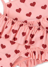 画像をギャラリービューアに読み込む, MANUCA FRILL BIKINI GRS  / コンゲススロイド スイムウエア ビキニ水着 ベビーキッズ ピンクハート KS103261

