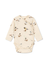 画像をギャラリービューアに読み込む, BASIC LS NEWBORN BODY GOTS/ コンゲススロイド 長袖 新生児 ベビーロンパース 前開き KS103703
