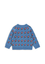 画像をギャラリービューアに読み込む, 【まもなく入荷】BELOU KNIT CARDIGAN / コンゲススロイド カーディガン ニット キッズ ローズ ブルー KS103711
