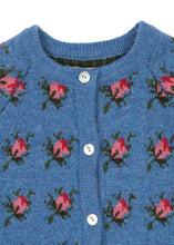 画像をギャラリービューアに読み込む, 【まもなく入荷】BELOU KNIT CARDIGAN / コンゲススロイド カーディガン ニット キッズ ローズ ブルー KS103711
