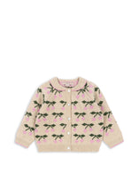 画像をギャラリービューアに読み込む, 【まもなく入荷】BELOU KNIT COLLAR CARDIGAN / コンゲススロイド カーディガン ニット キッズ チェリー KS103712
