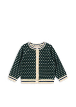 画像をギャラリービューアに読み込む, 【まもなく入荷】BILLI KNIT CARDIGAN / コンゲススロイド カーディガン ニット キッズ 女の子 男の子 グリーン KS103726
