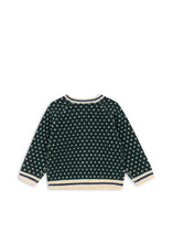 画像をギャラリービューアに読み込む, 【まもなく入荷】BILLI KNIT CARDIGAN / コンゲススロイド カーディガン ニット キッズ 女の子 男の子 グリーン KS103726
