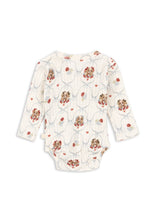 画像をギャラリービューアに読み込む, MINNIE NEWBORN BODY GOTS / コンゲススロイド 長袖 新生児ベビーロンパース オーガニックコットン100% 子犬 リボン KS103919
