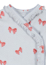 画像をギャラリービューアに読み込む, SUI NEWBORN FRILL BODY GOTS / コンゲススロイド 長袖 新生児 ベビーロンパース 前開き オーガニックコットン100% フリル リボン KS104004
