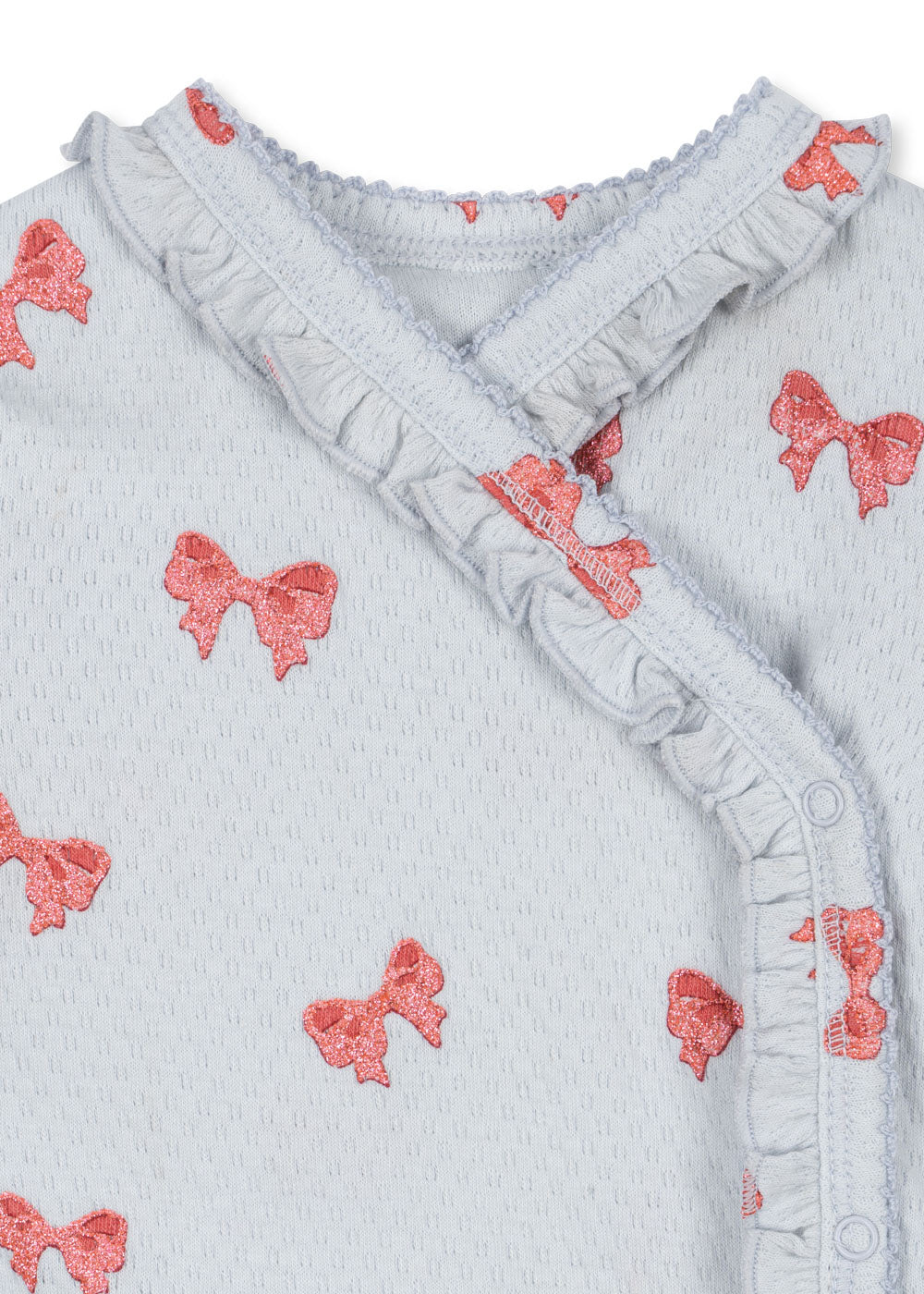 【Lepidos】ソリッドロンパース ストレッチロゴロンパース - LIGHT BLUE | LAPINICA