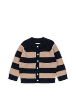 画像をギャラリービューアに読み込む, VITUM KNIT CARDIGAN / コンゲススロイド カーディガン ニット キッズ 男の子 女の子 ボーダー KS104040
