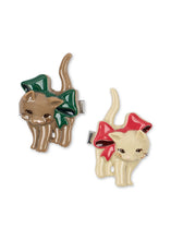 画像をギャラリービューアに読み込む, 2 PACK KITTEN HAIR CLIP / コンゲススロイド 2個セット ヘアクリップ ヘアアクセサリー 子猫 キティーボウ KS104176
