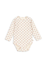 画像をギャラリービューアに読み込む, BASIC LS BODY GOTS / コンゲススロイド 長袖 ベビーロンパース マリン 海の空 ドットと花柄 KS104673
