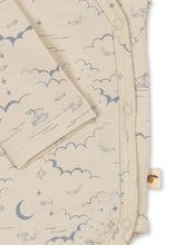 画像をギャラリービューアに読み込む, BASIC LS NEWBORN BODY GOTS  / コンゲススロイド 長袖 ベビー前開きロンパース マリン 海の空 ドットと花柄 KS104674
