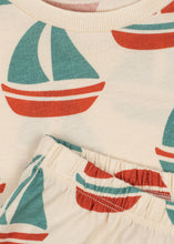 画像をギャラリービューアに読み込む, FAMO SET GOTS / コンゲススロイド セットアップ 半袖 ショートパンツ キッズ ヨットKS104805
