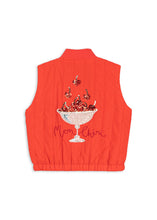 画像をギャラリービューアに読み込む, JUNO SEQUIN VEST / コンゲススロイド スパンコール ボンバー ベスト キッズ レッドチェリー KS104889
