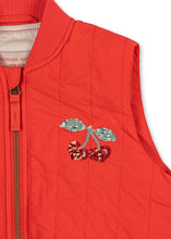 画像をギャラリービューアに読み込む, JUNO SEQUIN VEST / コンゲススロイド スパンコール ボンバー ベスト キッズ レッドチェリー KS104889
