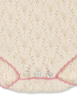 画像をギャラリービューアに読み込む, ROSIER ROMPER / コンゲススロイド ベビー ニットロンパース ブラウス クローバー刺繍  KS102423
