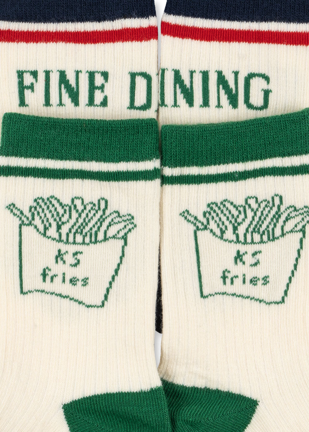 2 PACK RIB FRIES SOCKS / コンゲススロイド キッズ ソックス2組セット