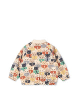 画像をギャラリービューアに読み込む, JUNO PRINTED BOMBER JACKET / コンゲススロイド ボンバー ジャケット アウター キッズ  子猫 子犬 KS105731
