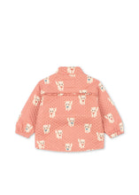画像をギャラリービューアに読み込む, THERMO FRILL JACKET GRSS / コンゲススロイド キッズ ジャケット アウター 子猫 ピンクドット KS105776
