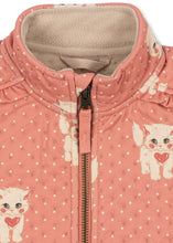 画像をギャラリービューアに読み込む, THERMO FRILL JACKET GRSS / コンゲススロイド キッズ ジャケット アウター 子猫 ピンクドット KS105776
