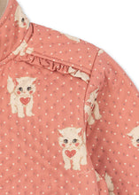 画像をギャラリービューアに読み込む, THERMO FRILL JACKET GRSS / コンゲススロイド キッズ ジャケット アウター 子猫 ピンクドット KS105776
