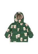 【まもなく入荷】MAGNUM DOWN JACKET PRINT / コンゲススロイド ダウンコート ダウンジャケット キッズ 子猫グリーン KS105817