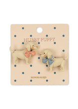 画像をギャラリービューアに読み込む, 2 PACK PUPPY HAIR CLIP / コンゲススロイド 2個セット ヘアクリップ ヘアアクセサリー 子犬 パピー KS105851
