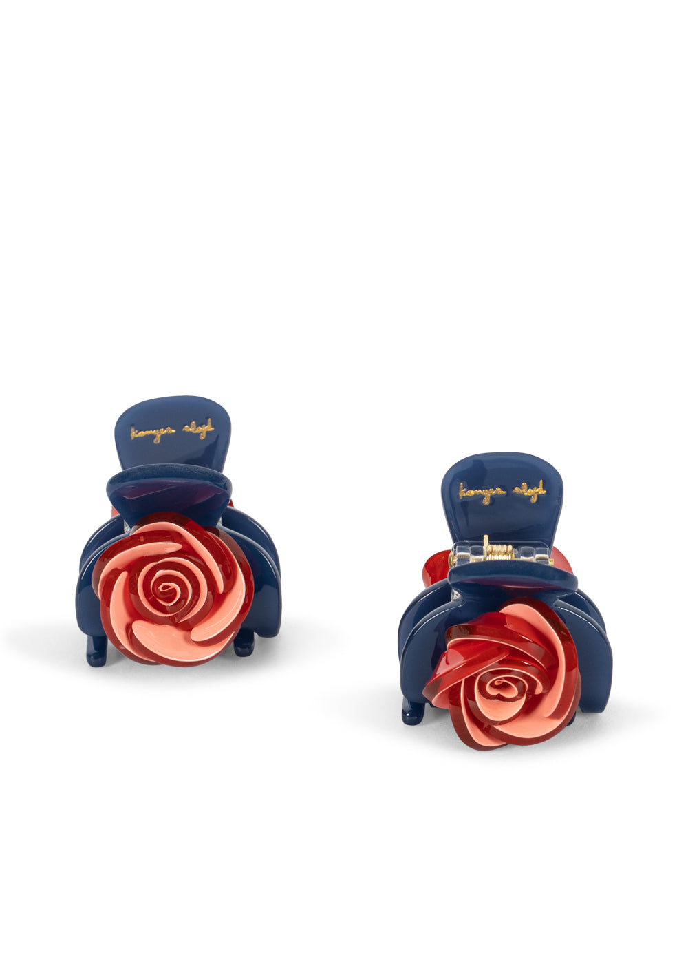 2 PACK ROSE HAIR CLAW SMALL / コンゲススロイド 2個セット バンス
