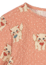 画像をギャラリービューアに読み込む, ELIN BLOUSE GOTS / コンゲススロイド キッズ ブラウス トップス 子猫ピンクドット  KS105975
