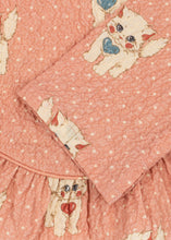 画像をギャラリービューアに読み込む, ELIN BLOUSE GOTS / コンゲススロイド キッズ ブラウス トップス 子猫ピンクドット  KS105975
