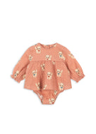 ELIN ROMPER GOTS / コンゲススロイド ベビードレス ロンパース 子猫ピンクドット  KS105981