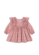 EVIA LS BOW DRESS GOTS / コンゲススロイド ドレス 長袖 ハート ワンピース キッズ KS105988