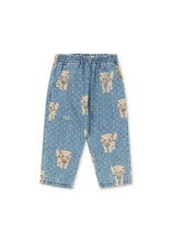 画像をギャラリービューアに読み込む, MAGOT FRILL PANTS GOTS - CIAO MIAO / コンゲススロイド キッズ デニムパンツ ジーンズ ジーパン 子猫ドット KS106129

