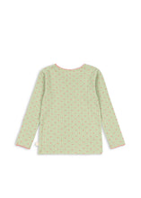 画像をギャラリービューアに読み込む, MINNIE BLOUSE GOTS / コンゲススロイド キッズ カットソー オーガニックコットン ピンクハートグリーン KS106164
