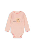 MINNIE BODY GOTS - PALE BLUSH / コンゲススロイド 長袖 ベビーロンパース 子猫ピンク KS106166