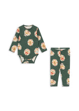 画像をギャラリービューアに読み込む, BASIC BODY/PANTS SET GOTS / コンゲススロイド ベビー 長袖 ロンパースセットアップ オーガニックコットン KS106379
