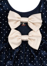 画像をギャラリービューアに読み込む, DITZY DRESS GRS / コンゲススロイド ドレス 長袖 ワンピース キッズ ドット リボン　KS106444
