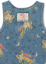 画像をギャラリービューアに読み込む, MAGOT DRESS GOTS - BORN TO SPARKLE / コンゲススロイド キッズ デニムワンピース ドレス ユニコーン KS106537
