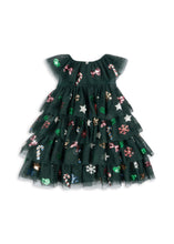 画像をギャラリービューアに読み込む, YVONNE CHRISTMAS DRESS / コンゲススロイド ドレス クリスマス ワンピース キッズ  スパンコール KS104469
