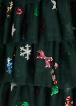 画像をギャラリービューアに読み込む, YVONNE CHRISTMAS DRESS / コンゲススロイド ドレス クリスマス ワンピース キッズ  スパンコール KS104469
