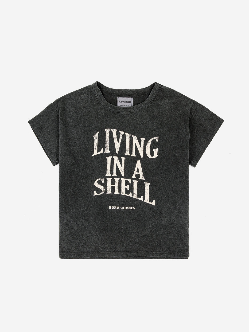 Living In A Shell T-shirt 23SS / ボボショーズ  半袖Tシャツ ブラック