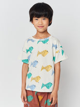 画像をギャラリービューアに読み込む, Multicolor Fish all over T-shirt 23SS / ボボショーズ フィッシュ柄 半袖Tシャツ お魚
