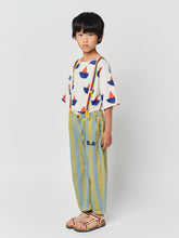 画像をギャラリービューアに読み込む, Vertical Stripes denim pants 23SS / ボボショーズ デニムパンツ キッズ ストライプ
