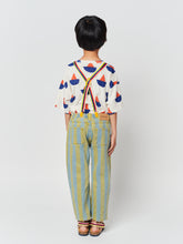 画像をギャラリービューアに読み込む, Vertical Stripes denim pants 23SS / ボボショーズ デニムパンツ キッズ ストライプ
