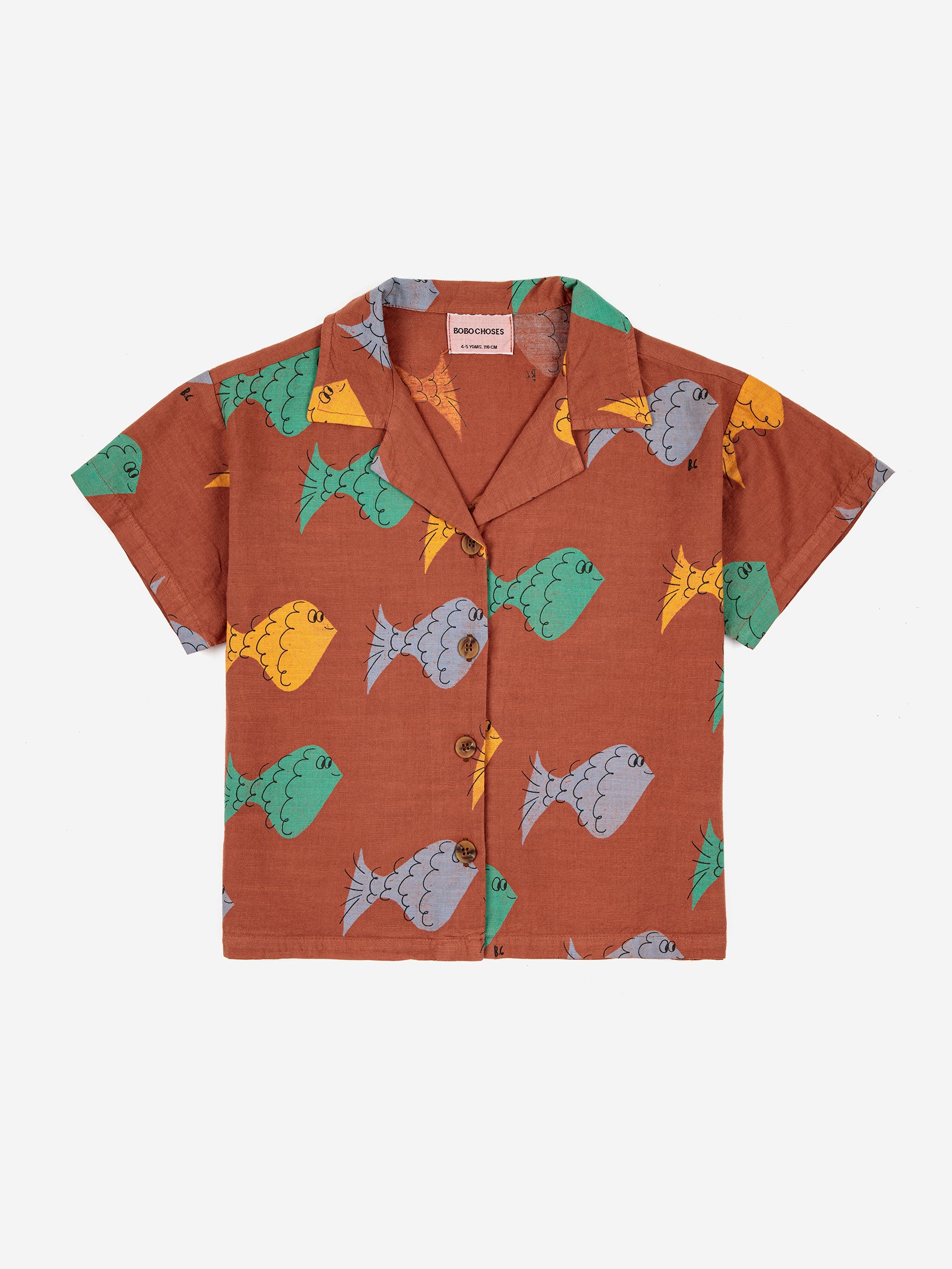 BOBO CHOSES 魚柄セットアップ　2-3y 98cm BOBO CHOSES 魚柄セットアップ2-3y 98cm