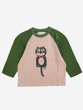 画像をギャラリービューアに読み込む, 【ラスト1つ】Cat O&#39;Clock long sleeve T-shirt / ボボショーズ キッズ長袖カットソー ネコ
