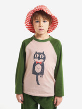 画像をギャラリービューアに読み込む, 【ラスト1つ】Cat O&#39;Clock long sleeve T-shirt / ボボショーズ キッズ長袖カットソー ネコ
