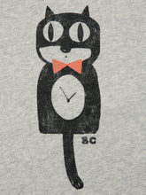 画像をギャラリービューアに読み込む, Cat O&#39;clock grey melange sweatshirt  / ボボショーズ キッズ長袖トレーナー ねこ
